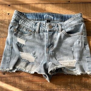 Art Class Denim Distressed Shorts 10/12